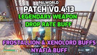 Palworld: Feybreak! Patch v0.4.13 Patch Notes. Oil Rig Legendary drop rate buff, mount buffs & more.