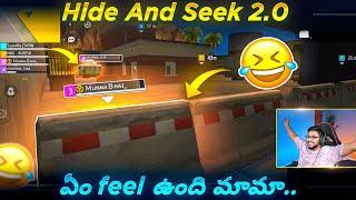 Hide And Seek 2.0 With Munna Bhai - Craftland Maps In FreeFire  - Free Fire Telugu - TEAM MBG