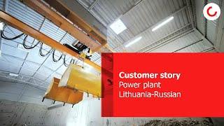 Customer Story: Konecranes crane system feeds biomass power plant in Lithuania-Russian