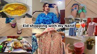 Eid Shopping with my Nand ️ Aj tw Ramsha ko maza agya ️