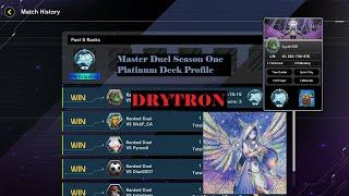 The Most Rewarding Master Duel deck - Drytron - 92% win rate Platinum in depth