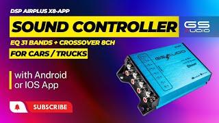 DSP Airplus X8-App | Sound Controller (EQ 31 Bands + Crossover 8CH)