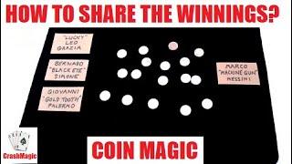 How Can You Share The Poker Winnings? Coin Trick Performance