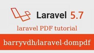 Create and Download PDF in Laravel 5.7 Using barryvdh/laravel-dompdf