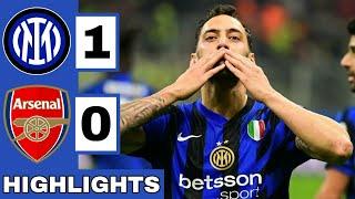 Inter Milan vs Arsenal (1-0) Extended HIGHLIGHTS | UEFA Champions League