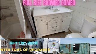Pacifica Tiny homes Shop Episode #9: 30'x8' Tiny home under construction (Full size shower+ bathtub)