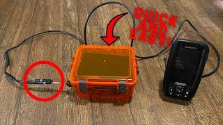 Battery Dry Box Build and Quick Connect for Garmin Striker 4 cv