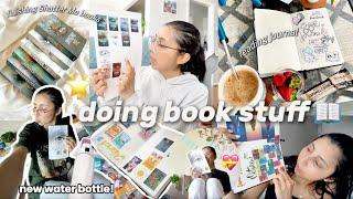 doing book stuff  reading journal, shatter me reading vlog & book reviews  new smart water bottle