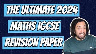 The Ultimate Revision Paper - All 60 topics! Edexcel IGCSE Maths 4MA1 (1H or 1HR)