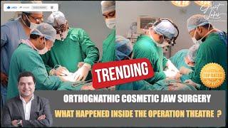 Cosmetic Jaw Surgery in Progress | Orthognathic Plastic Surgery of Face | Oral-Maxillofacial Surgery