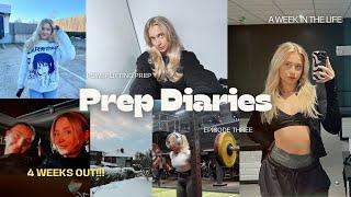 powerlifting prep diaries: 4 weeks out | snow days, training ,getting my hair done, shopping!!