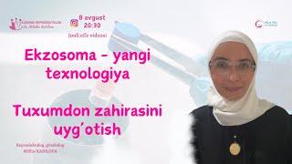 Ekzosoma -Tuxumdonni yoshartirishmi? Reproduktolog, ginekolog Dr.Nilufar KABILOVA 95-678-78-00