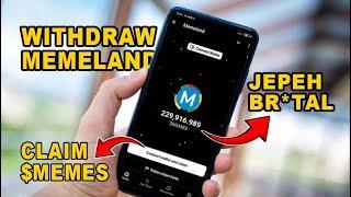 Tutorial Cara Withdraw $MEMES Airdrop MemeLand | BKD tutorials Airdrop Withdrawal