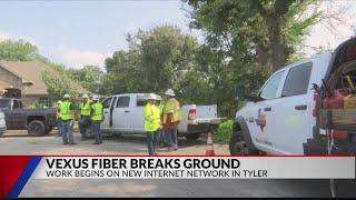 Vexus Fiber breaks ground, crews begin installation of new internet network in East Texas