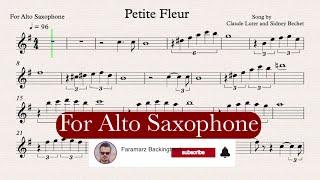 Petite Fleur - Sidney Bechet - Sheet music and Play along for Alto Sax