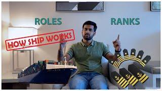 Merchant Navy || Ranks and Responsibilities || Cargo ship crew life ||  4K