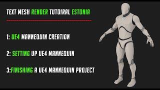 UE4 - Text Mesh Render Tutoiral!