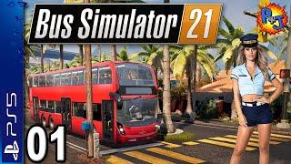 Let's Play Bus Simulator 21 PS5 | Console Gameplay Episode 1: Getting Started (P+J)