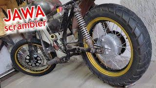 JAWA Scrambler - крутые колёса своими руками