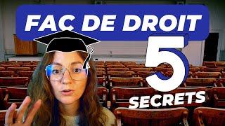 Les 5 secrets pour réussir ses études de droit (passer de 8 à 14/20)