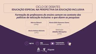 Formação de professores do ensino comum no contexto das políticas de educação inclusiva