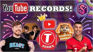 RONALDO's new Channel, MrBeast & More! | YouTube's Biggest Subscriber RECORDS