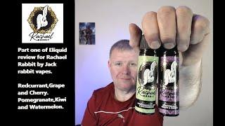 Part one of the Rachael Rabbit eliquids by Jack Rabbit Vapes