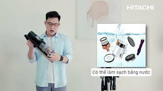 Review máy hút bụi cầm tay không dây Hitachi PV-XH3M