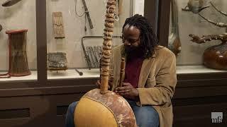 Harp-lute (kora) made by Idrissa Coulibay, Mali (Bamako), 2019