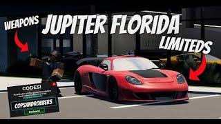 JUPITER FLORIDA UPDATE COPS AND ROBBERS NEW CARS AND CODES