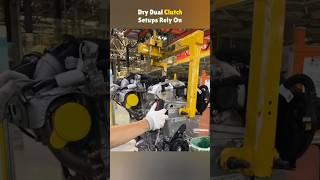 Why Small Cars Use Dry Dual-Clutch Transmissions #factorytour #assembly #automobile #manufacturing