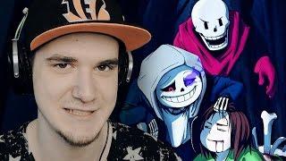 АНДЕРТЕЙЛ - ПАПИРУС И САНС ЛУЧШЕ ВСЕХ В UNDERTALE (ПАРОДИЯ НА ЛЕНТЯЕВО) We are Number One | РЕАКЦИЯ