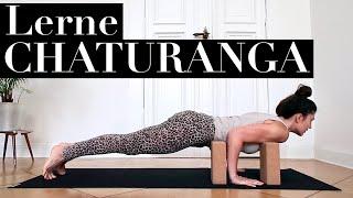 Yoga Liegestütz lernen | Gesunde Ausrichtung von Chaturanga Dandasana | Tutorial