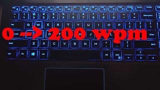 Everything you need to know to get from 0 to 200 WPM!