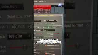 FL STUDIO TUTORIAL How to Convert Midi  Audio