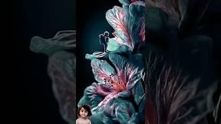 Blossoms Beyond Earth: Surreal Flowers Blooming in the Cosmic Void #ai #shortsvideo