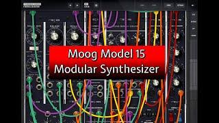 Model 15 Modular Synthesizer by Moog - The BIG Sound Test - Demo for the iPad