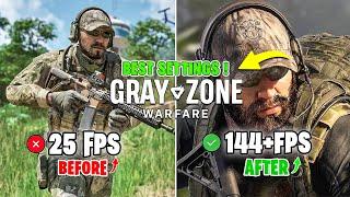 BEST Optimization Settings For Gray Zone Warfare | Fix FPS Drop, Lag, Stuttering | Best Settings