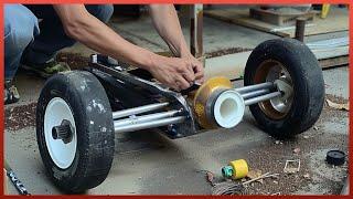 Man Builds Amazing Go-Kart From an Old Toy Car! | Start to Finish by @Motorizando