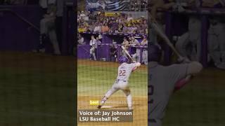 “That was my best experience in 4 years in that stadium” -LSU Tigers Baseball HC Jay Johnson