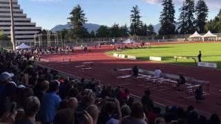 Harry Jerome Classic Vancouver 2016: Andre De Grasse vs Ryan Bailey 10.32 seconds