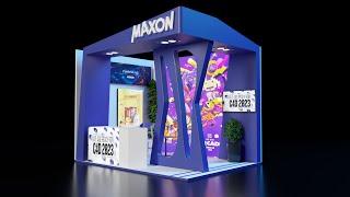 Booth Design Basics -  Corona Render - Cinema 4D