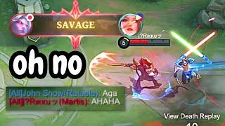 Enemy Martis Got Savage Within 2 Minutes Of The Game. NOT GOOD | Vale Mobile Legends Shinmen Takezo