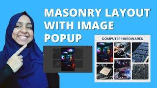 Masonry Grid Gallery with Image Popup