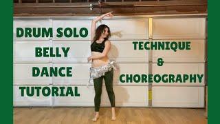 Tabla Drum Solo Belly Dance Tutorial | Rannet al Tabla| Dance Fitness