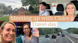 MEETING UP WITH CLAIRE MY FELLOW VLOGGER | travelling to the midlands | seeing my childhood home