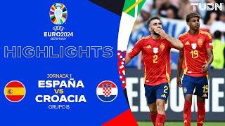 HIGHLIGHTS - España vs Croacia | UEFA EURO 2024 - J1 | TUDN