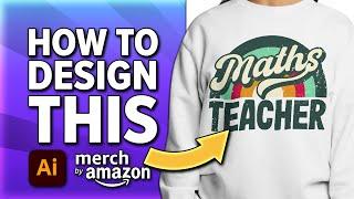 Retro Sunset T-Shirt Design Tutorial | Adobe Illustrator