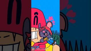 moe loves grom #brawlstars #brawlstarsanimation #moe #moebrawlstars