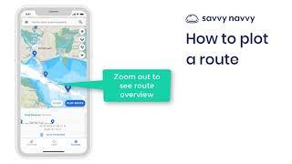 How to plot a route with savvy navvy!